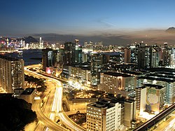 HK Kwun Tong Night View 2007